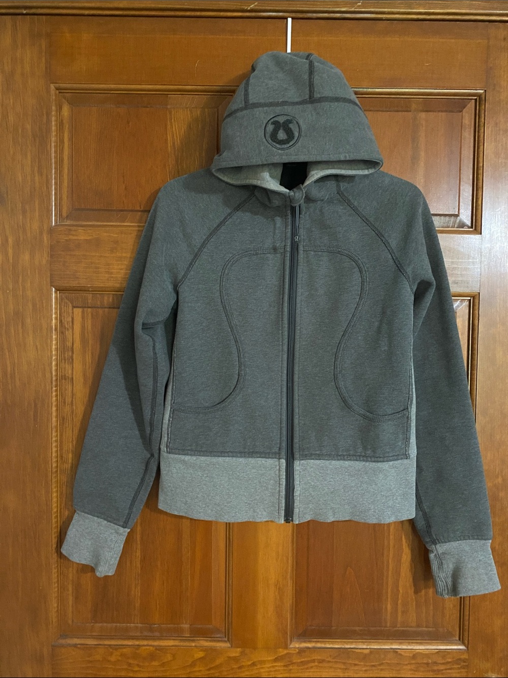 Lululemon Original Gray Zip-Up Hoodie